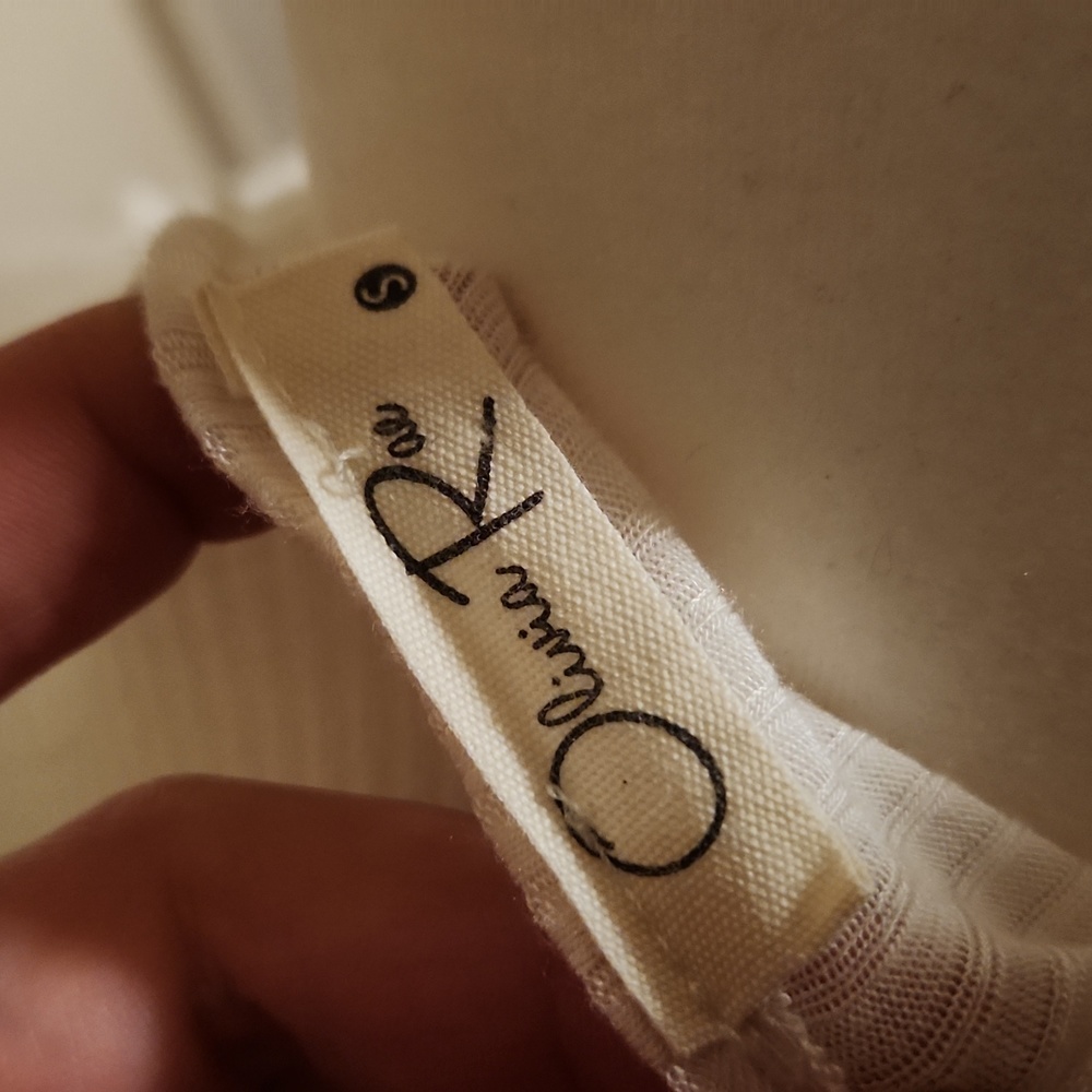 White Ribbed Cardigan - Picture 4 of 4